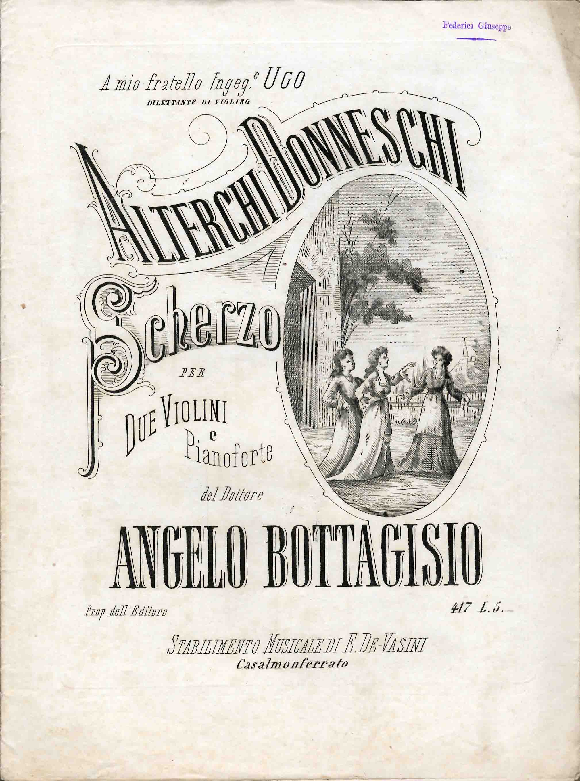 Scherzo per due Violini e Pianoforte